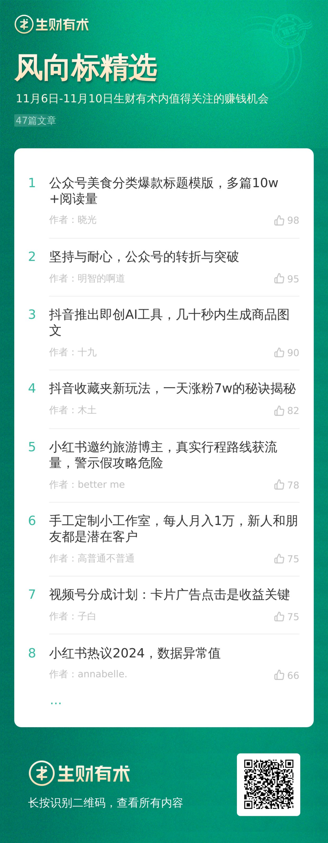 教老外做ip年入千万；抓住夜校风口，7天加满6个群丨生财周报